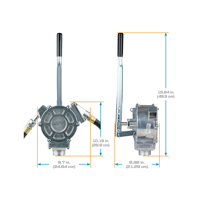 Load image into Gallery viewer, 114000-10 GPI PISTON PUMP ADJ. SUCTION PUMP W/HOSE & SPOUT
