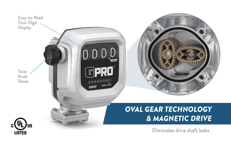 Load image into Gallery viewer, GPI QM40-G8N (139000-01) FUEL METR MECHANICAL - 2 to 40 GPM