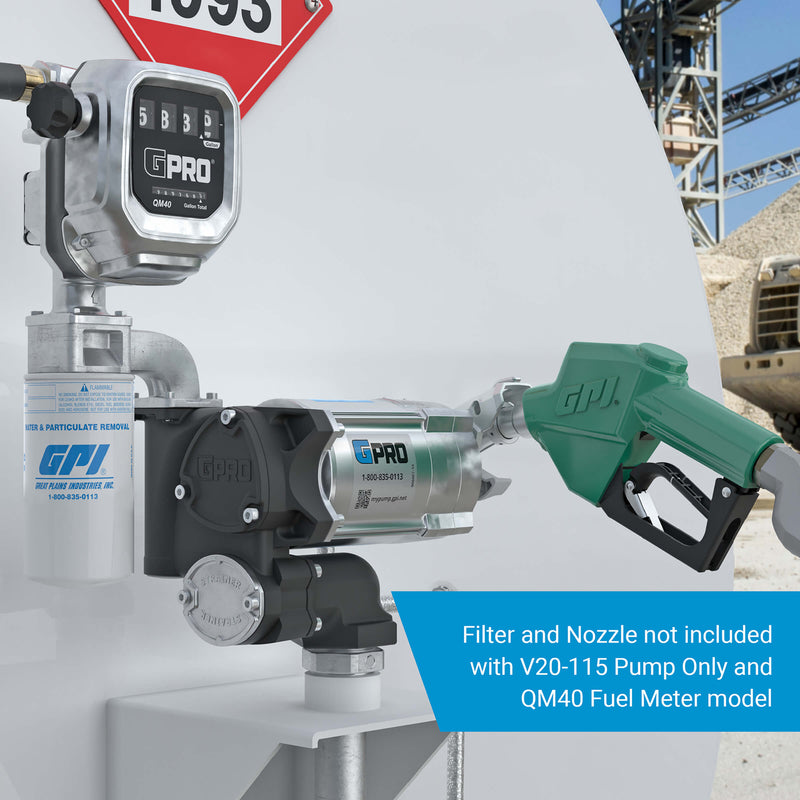 Load image into Gallery viewer, 171050-01 V20-115PO+QM40-G8N PUMP, METER, TANK ADAPTER
