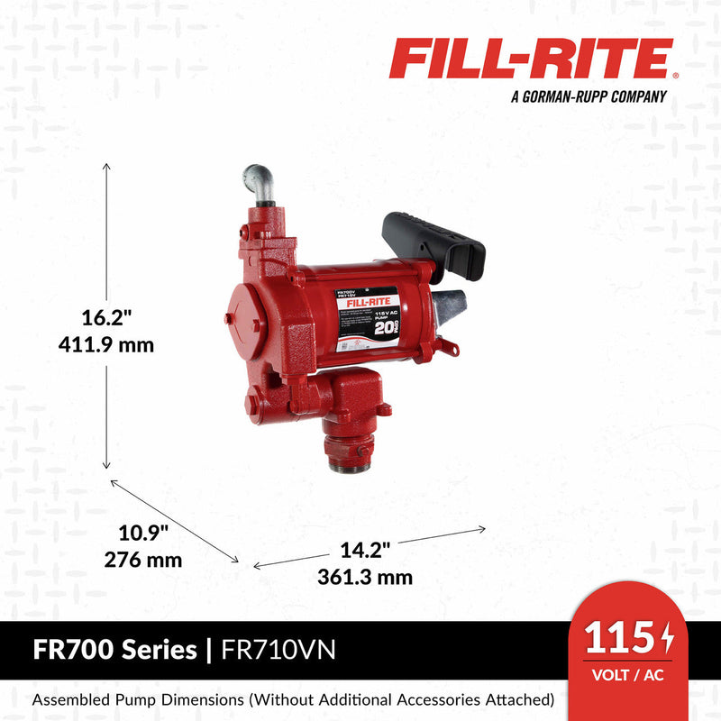 Load image into Gallery viewer, FR710VN FILLRITE 115 VOLT PUMP WITHOUT METER, HOSE, OR NOZZLE