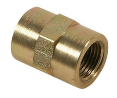 Coupler, 1/4" x 1/4" NPTF EA