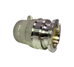 ADAPTER BAYONET DRY BREAK FEMALE 2" STAINLESS STEEL EA