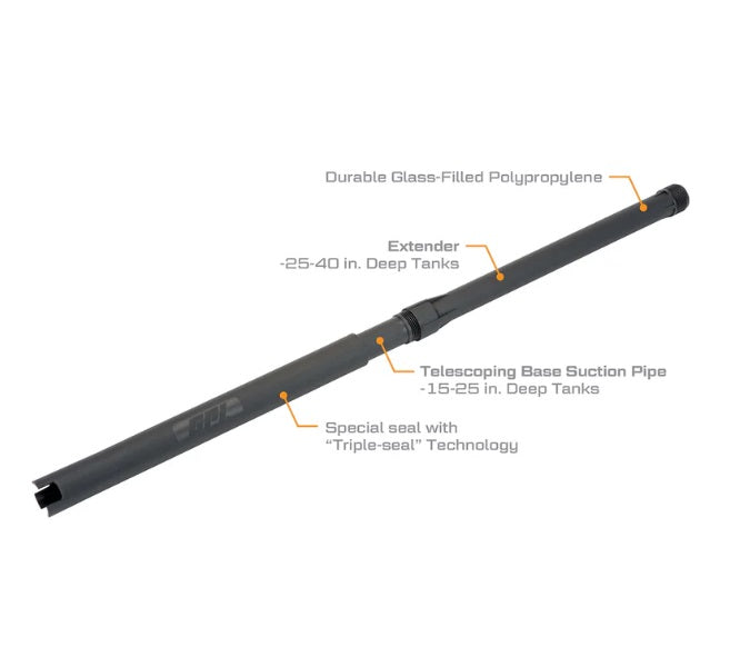 Load image into Gallery viewer, 110241-01 1" POLY SUCTION PIPE ADJUSTABLE POLY PIPE 15"-40" EA
