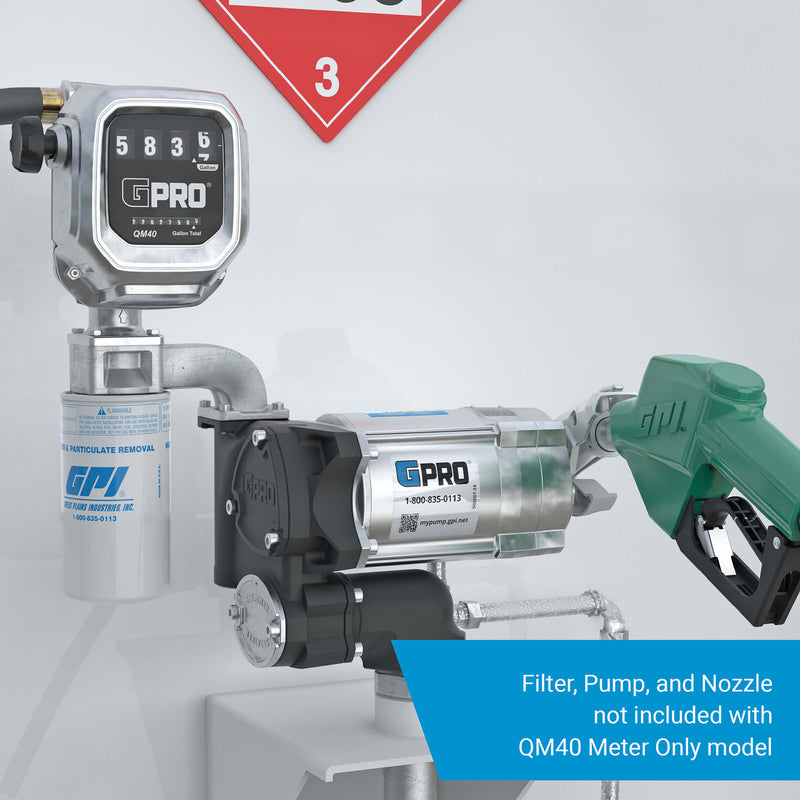 Load image into Gallery viewer, GPI QM40-G8N (139000-01) FUEL METR MECHANICAL - 2 to 40 GPM
