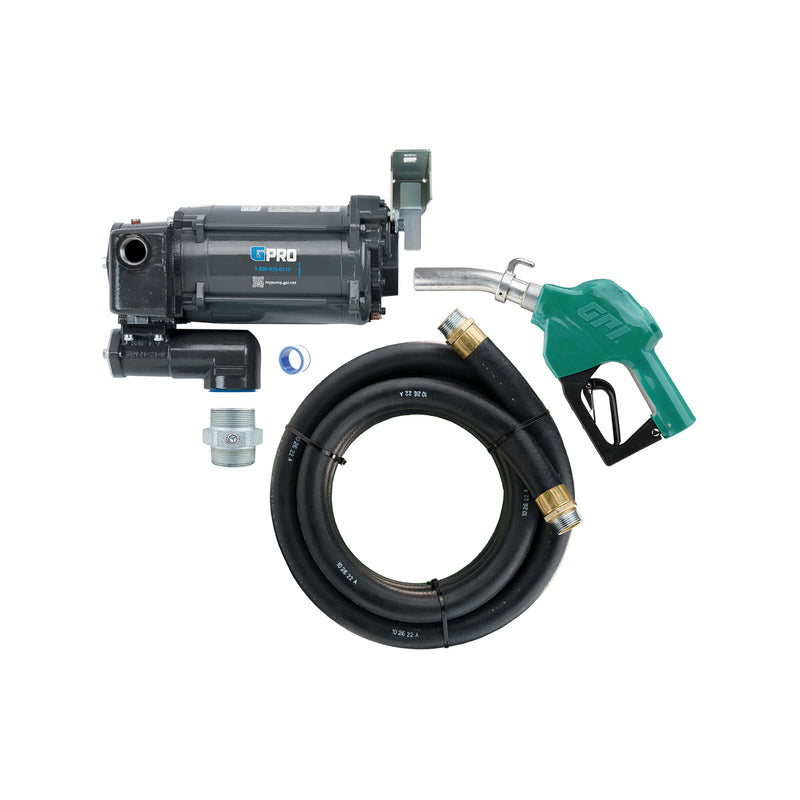 Load image into Gallery viewer, 504000-03  PRO35-115AD 115 VOLT 35 GPM PUMP, 1"x18' HOSE, DIESEL NOZZLE &amp; ADAPTER
