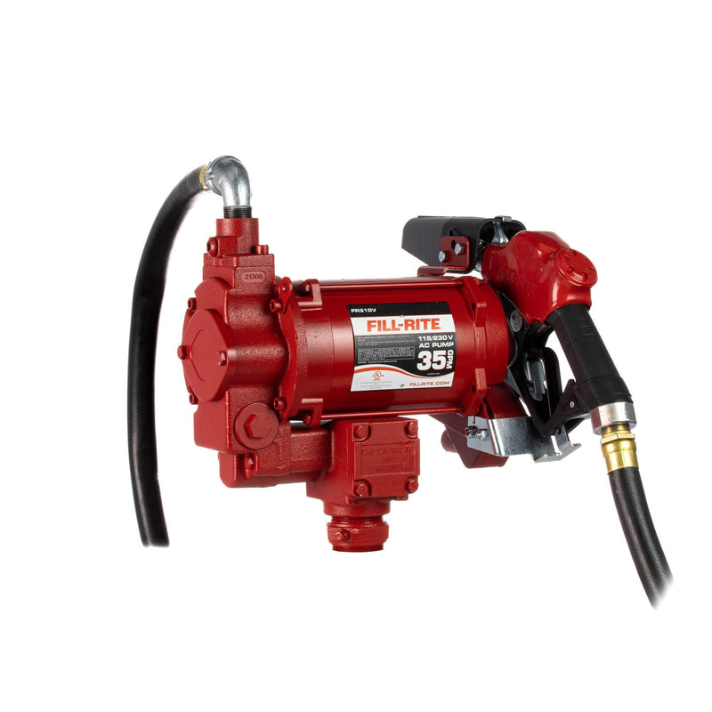 Load image into Gallery viewer, FR310VB FILLRITE  115 VOLT HI SPEED PUMP WITH 1"X18' HOSE &amp; AUTO NOZZLE (NO METER)
