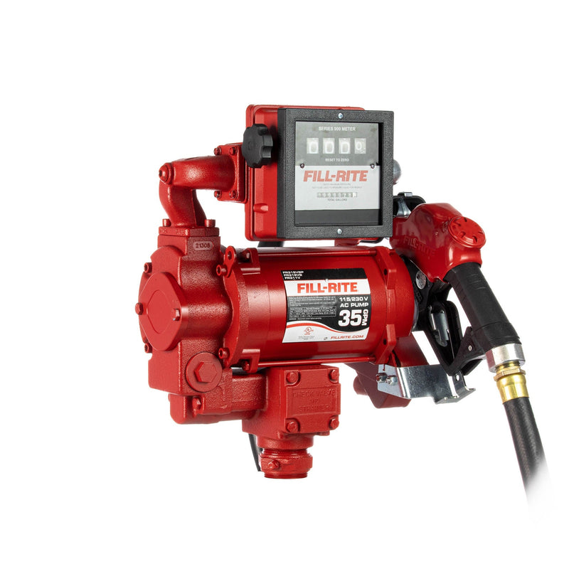 Load image into Gallery viewer, FR311VB 115 VOLT FILLRITE HIGH SPEED WITH METER, 1" x  18' HOSE,  HI FLOW AUTO DIESEL NOZZLE
