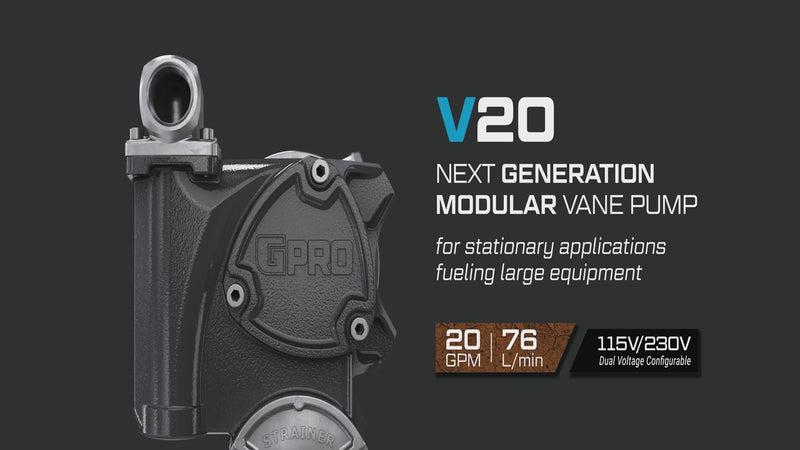 Load and play video in Gallery viewer, 171000-03 V20-115AD 115 Volt 20GPM PUMP, 1"x18' HOSE, DIESEL NOZZLE
