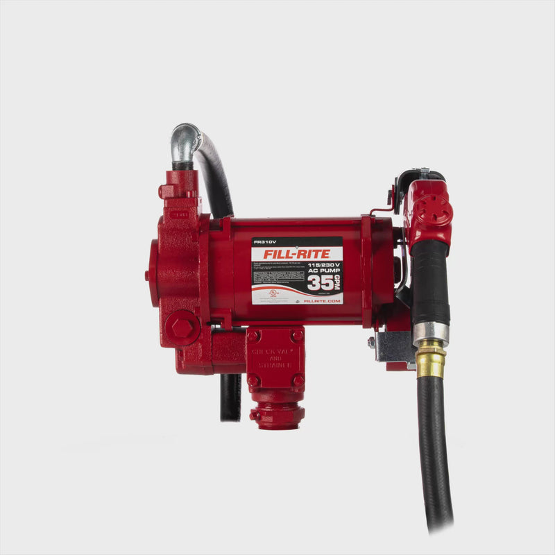 Load and play video in Gallery viewer, FR310VB FILLRITE  115 VOLT HI SPEED PUMP WITH 1"X18' HOSE &amp; AUTO NOZZLE (NO METER)
