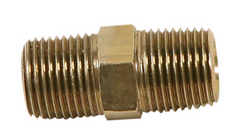 NIPPLE 1/4 X 1/4 BRASS  EA