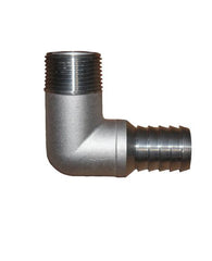ELBOW ADAPTER STAINLESS STEEL 1" BARB X MNPT EA