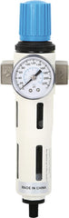 1/4" Air Filter/Regulator w/ Gauge, With Auto Drain EA