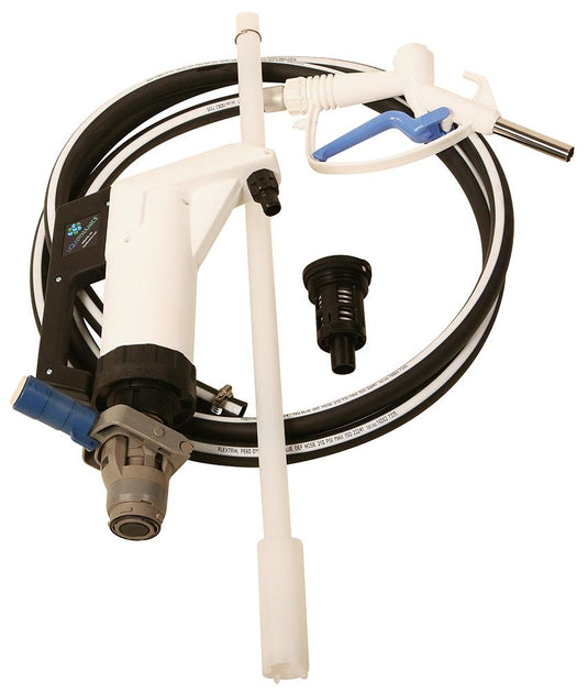 Poly Hand Pump Kit for 55Gal Drum, 12´Hose, Manual Nozzle EA