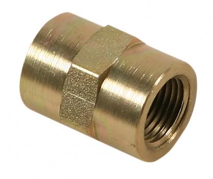 Coupler, 3/8" NPTF x 3/8" NPTF  EA