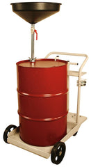Waste Oil Drain Kit, 55 Gal, w/ 4 Wheel Heavy Duty Cart EA
