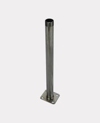 24" THREADED LEG WITH FOOT FLANGE EA