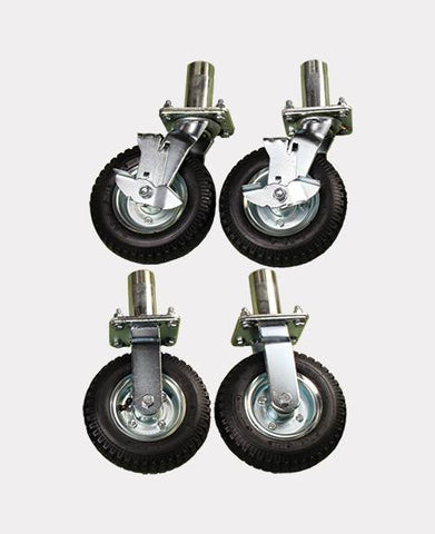 8" PNEUMATIC WHEEL KIT WITH ATTACHMENT LEGS EA