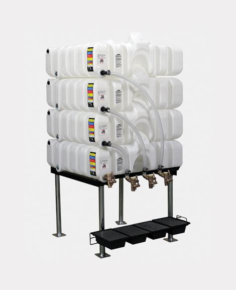 45/45/45/45 COMPLETE GRAVITY FEED SYSTEM EA