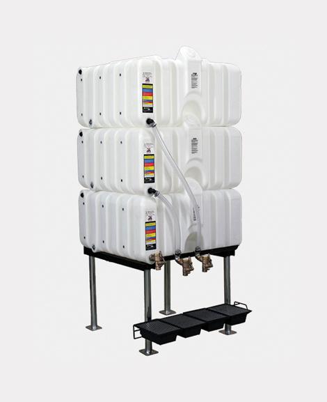 80/80/80 COMPLETE GRAVITY FEED SYSTEM EA