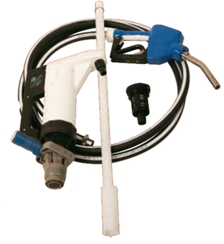 Poly Hand Pump Kit for 55Gal Drum, 12´Hose, Auto Nozzle EA